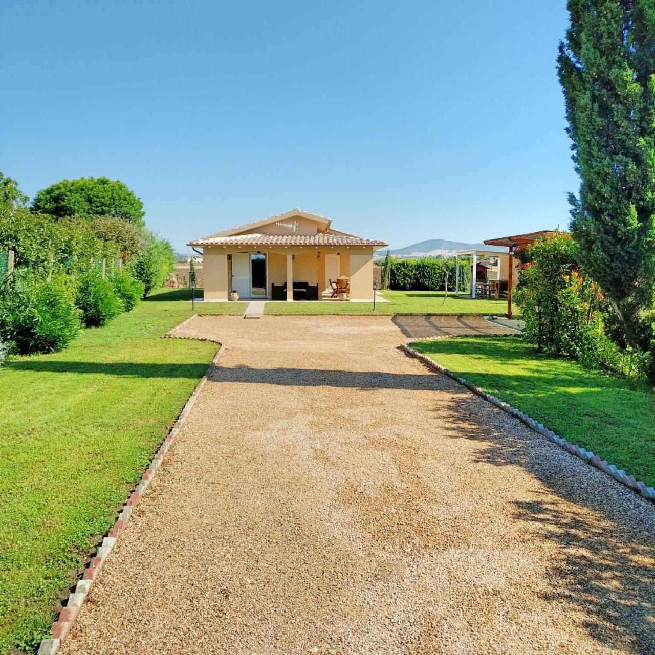 Oca Bianca Villa Pescia Romana Buitenkant foto